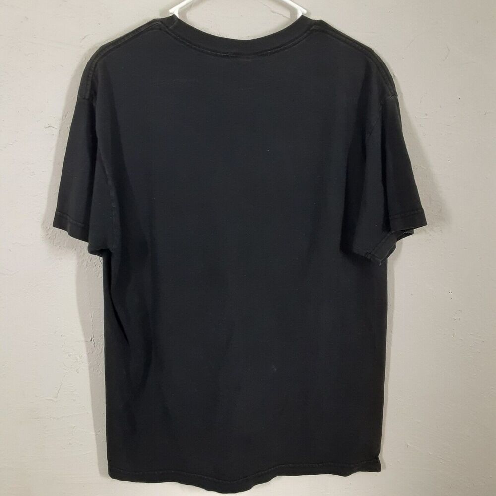 University Of Miami Vtg Adult Mens M Black Short Sleeve T Shirt NCAA - Picture 5 of 7